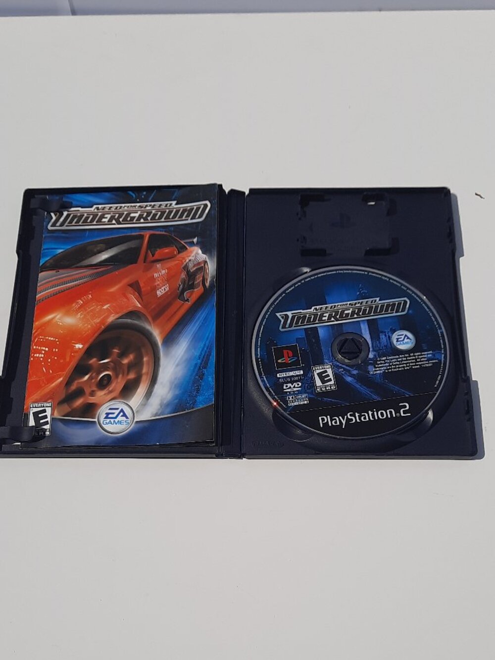Need for Speed Underground PS2 2003 Complete Disc Manual Tested Working